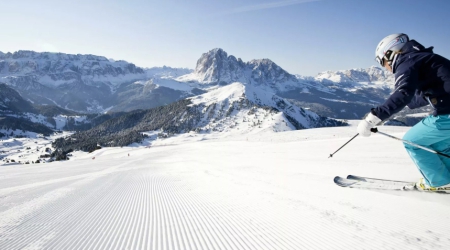 Wintersport in de Dolomieten